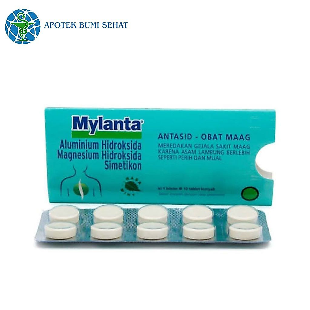 Mylanta 1 Blister Isi 10 Tablet / Mylanta Tablet