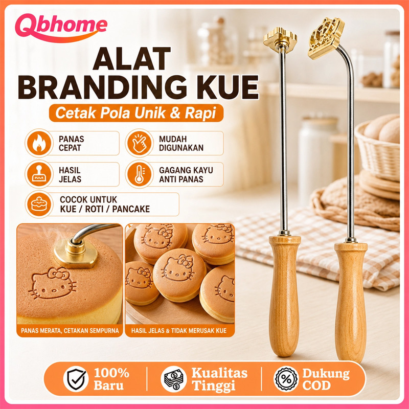 QbhomQ Hot Stamp Kue Stempel Kue Panggang Stempel Kue Karakter Kartun Stempel Kue Alat Stempel Kue F
