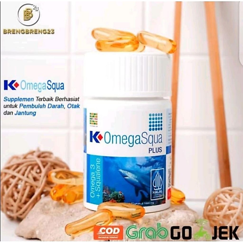 OMEGA SQUA PLUS OMEGA3 Klink Omega Squa - K-Omega Squa Plus Minyak Ikan Omega 3