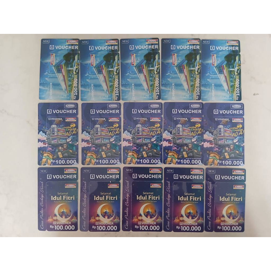 Voucher Indomaret Nominal 100.000 / Voucher Indomaret 100rb