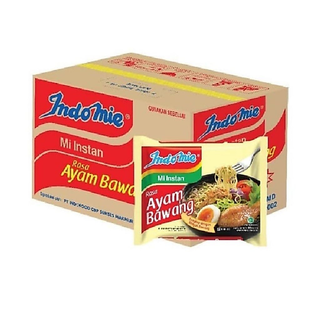 1 dus karton isi 40 pcs Indomie kuah mie instan rasa ayam bawang / soto harga murah grosir sembako b