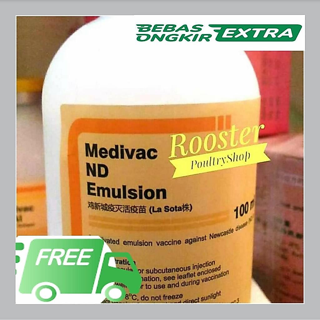 Vaksinasi Vaksin Ayam ND Emulsion Pencegahan Tetelo Ayam 100ml