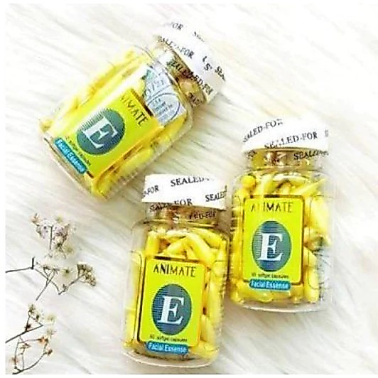 1 BOTOL SERUM KAPSUL ANIMATE BPOM ISI 60 PCS/ ANIMATE FACIAL ESSENCE KAPSUL SERUM