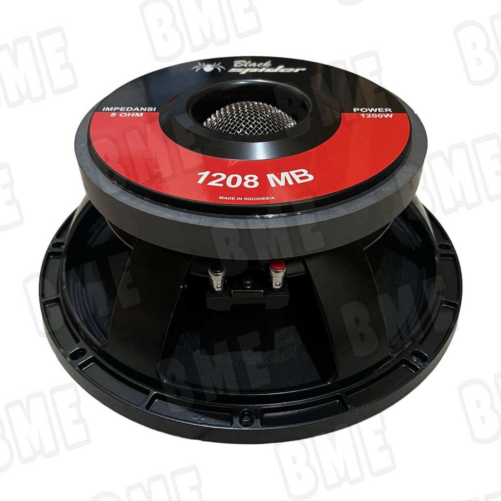 SPEAKER KOMPONEN BLACKSPIDER 1208MB / BLACK SPIDER 1208 MB ORIGAL