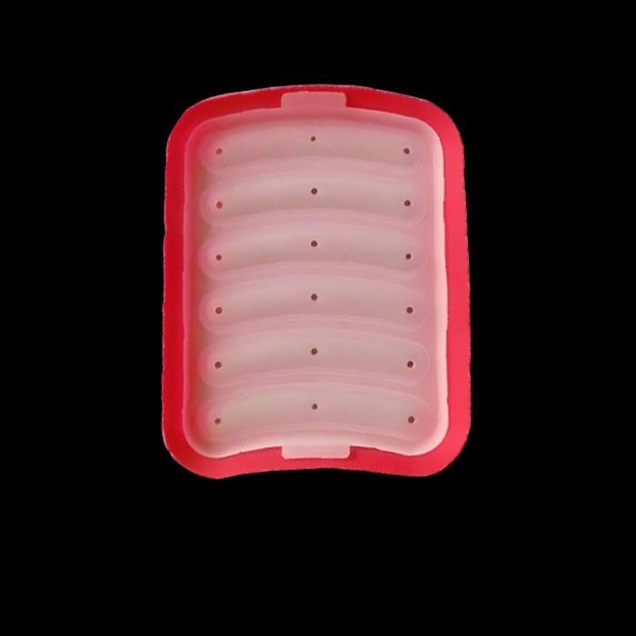 Cetakan Sosis Silikon/Cetakan Sosis Bahan Premium Silikon - Merah