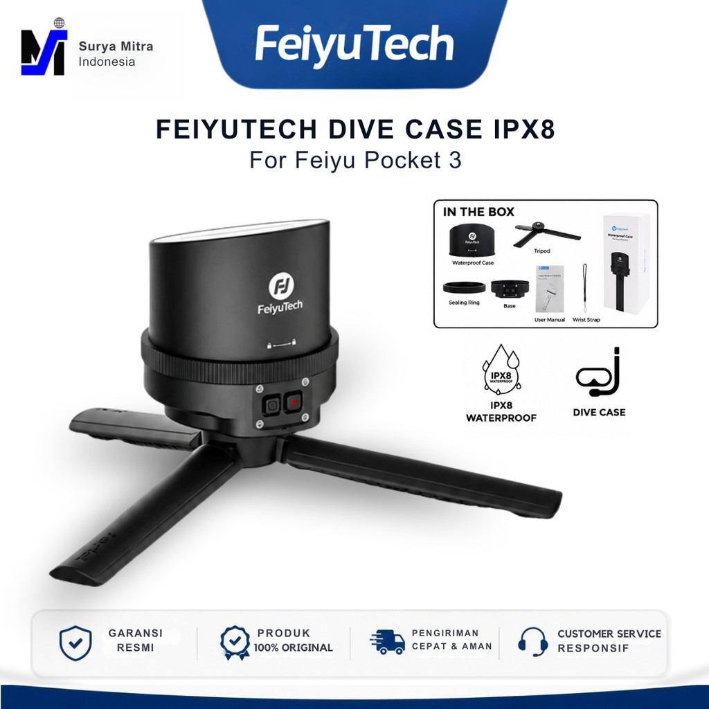 Feiyu Pocket 3 Dive Case IPX8 Waterproof Case for Feiyu Pocket 3