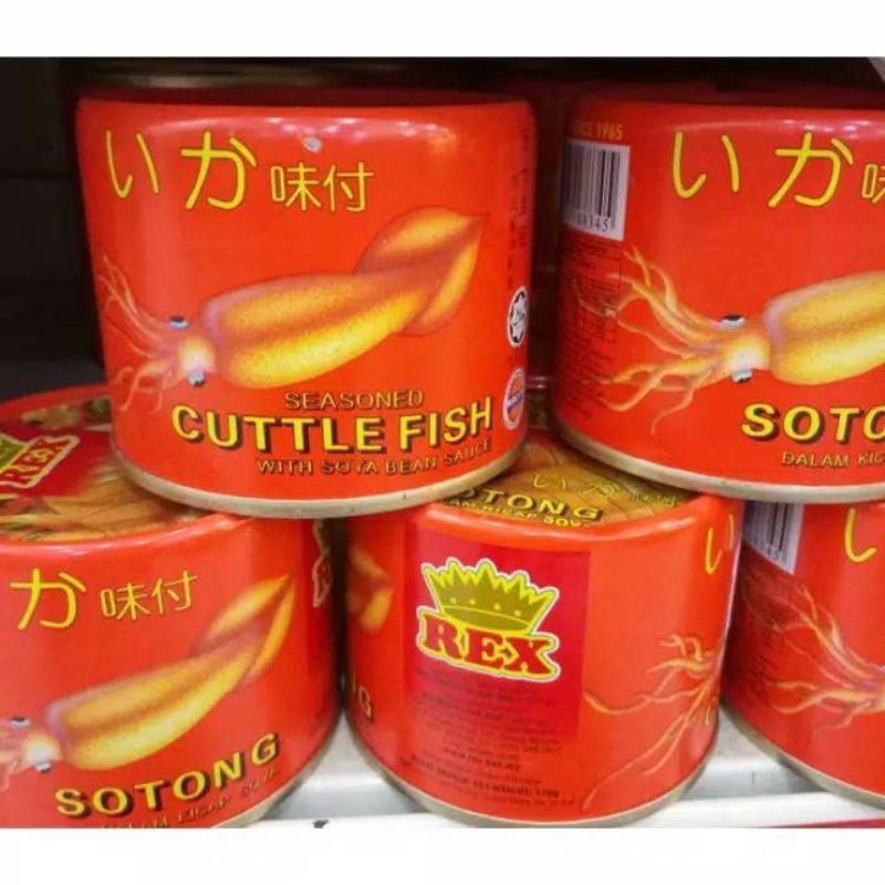 SOTONG KALENG REX MALAYSIA 170 GR CUTTLE FISH