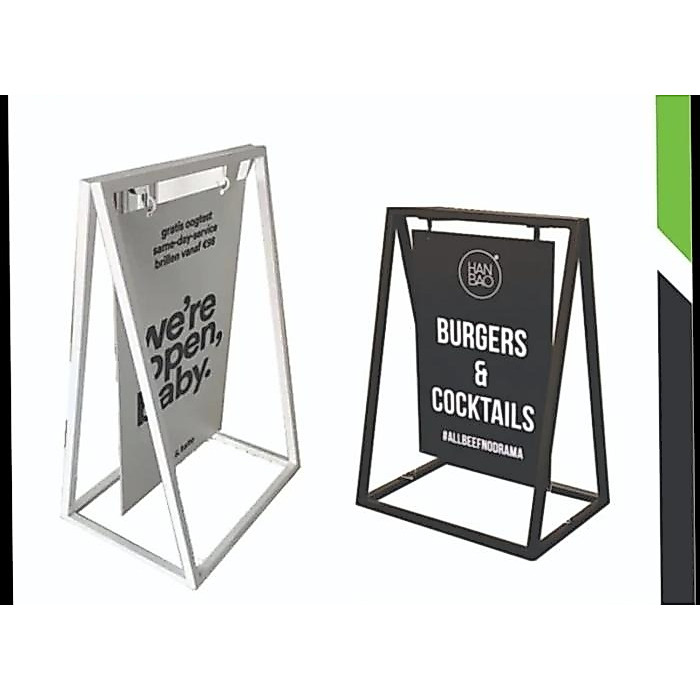Standing banner besi / standing custom