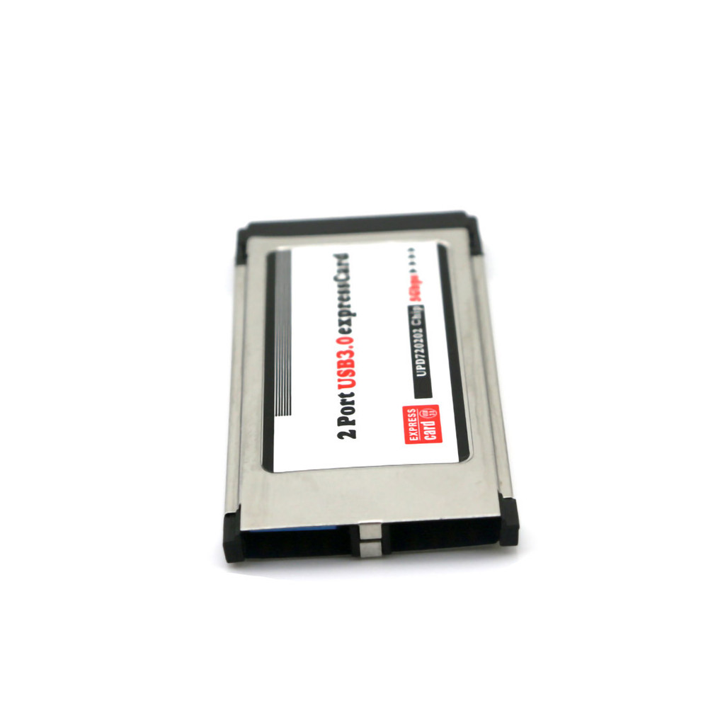Express to USB 30 Dual 2 Port Express Card for 34MM Slot ExpressCard Converter Adapter 5Gbps for PCM