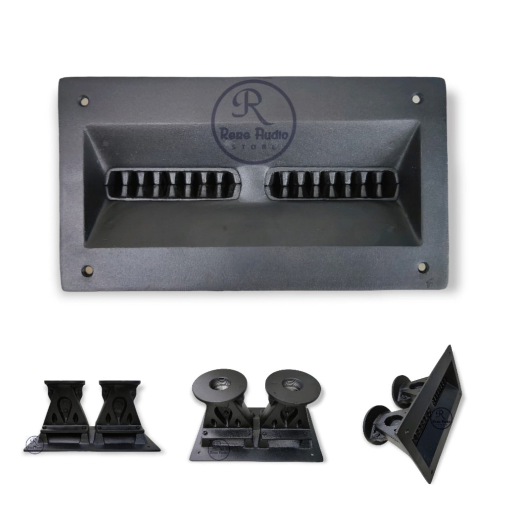 Horn Tweeter model harmonika double 15x27cm tebal