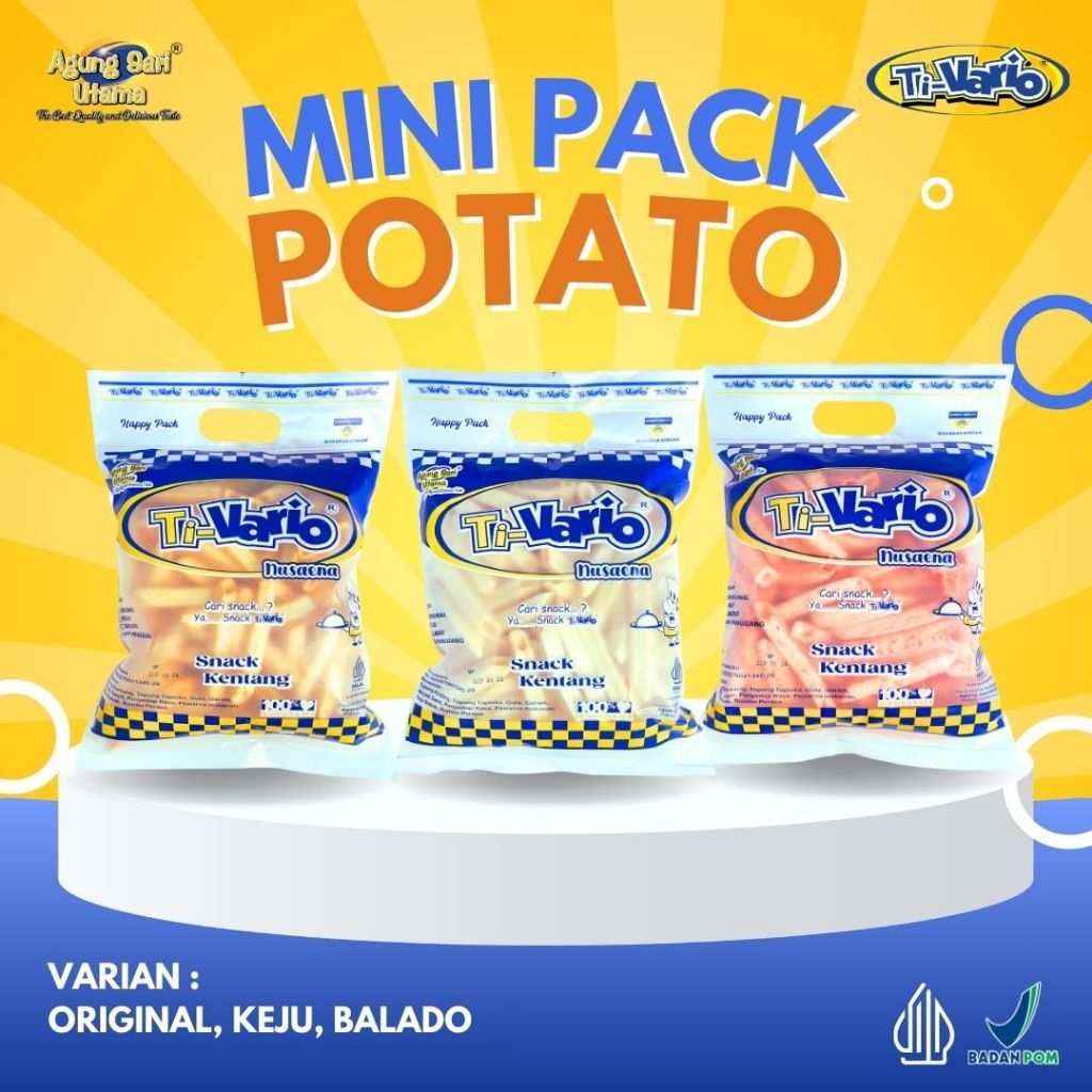 TI-VARIO MINI PACK POTATO ISI 6 PACK @110gr