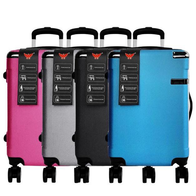 Set Koper ABS 3 PCS 17 20 24 Inch Koper Travel Hardcase Universal Wheel TSA Combination Lock