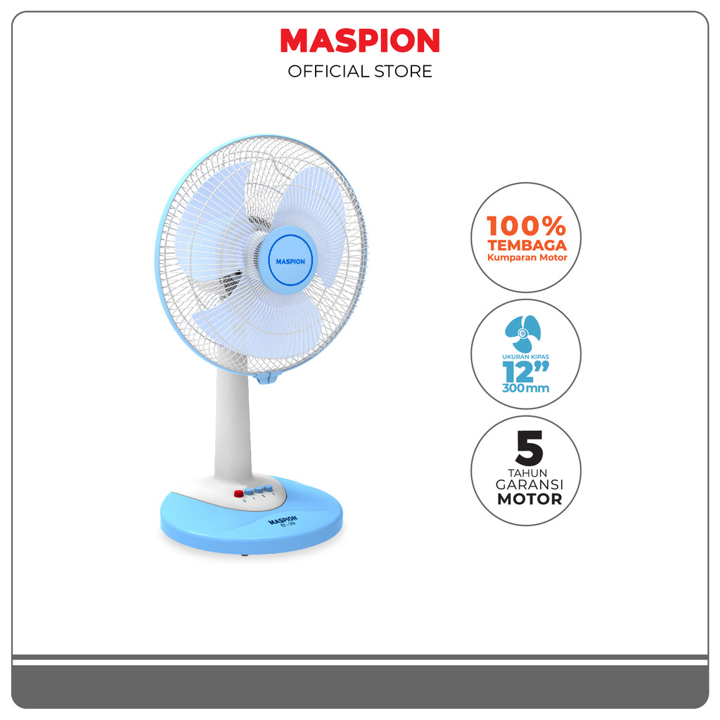 Maspion Kipas Angin Meja Desk Fan 12 Inch EF-310
