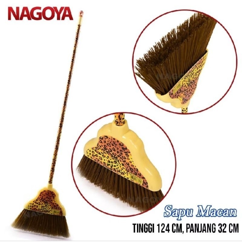 PAKET HEMAT Sapu Nilon Nagoya Macan  Sapu Macan Nagoya  Sapu Lantai Nagoya Macan
