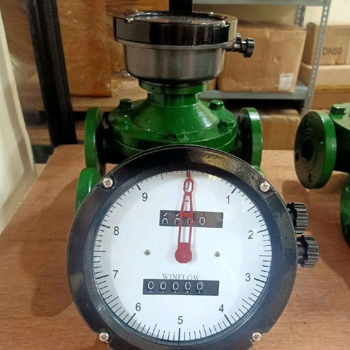 Flow meter Solar Flowmeter minyak 2inch Oval Gear Flow meter 2 inch