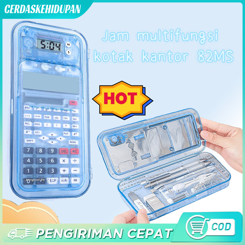 

Jam multifungsi kotak kantor Kalkulator Ilmiah Scientific CTIFREE FC-82MS Calculator