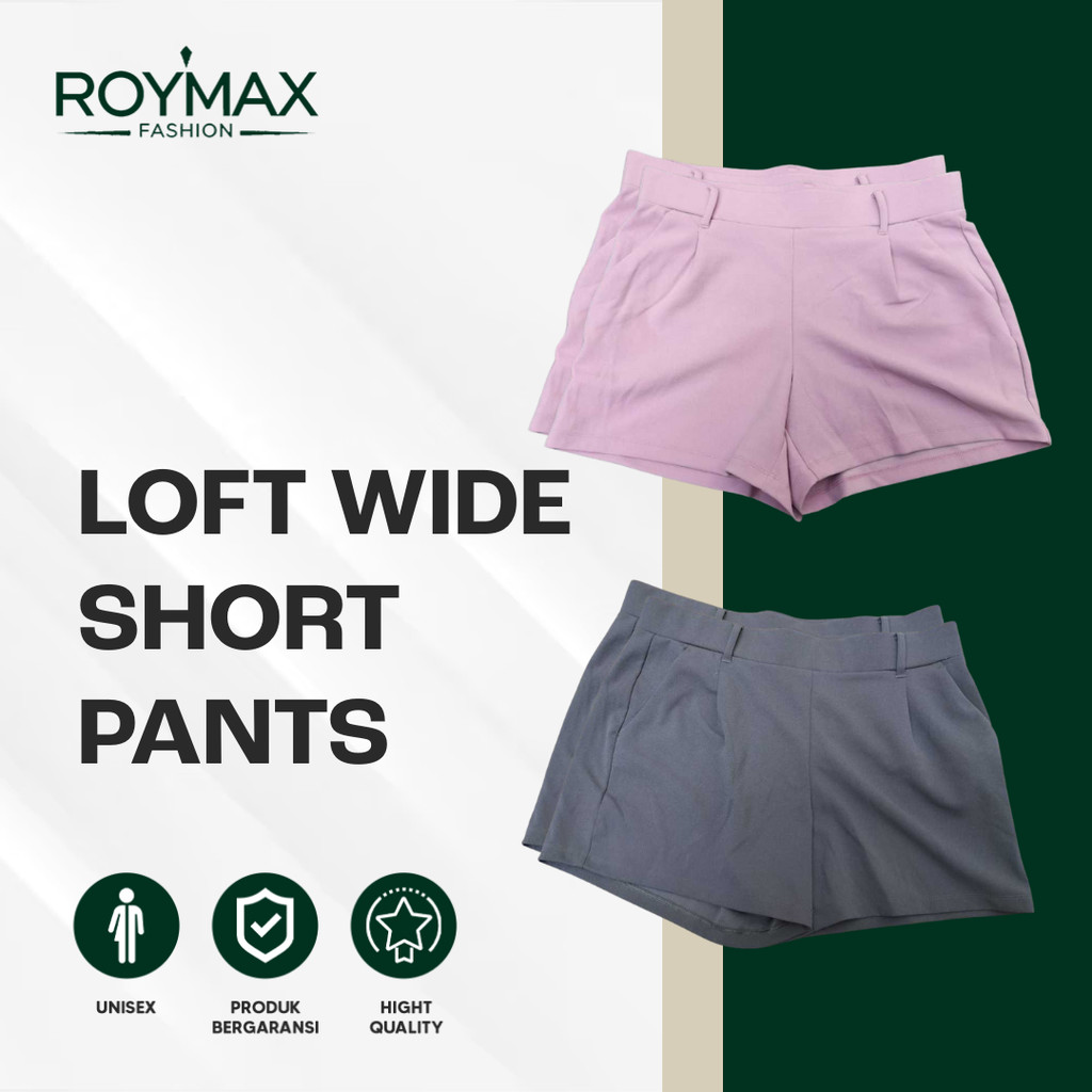 Celana Pendek Wanita Loft Wi*de Short Pants