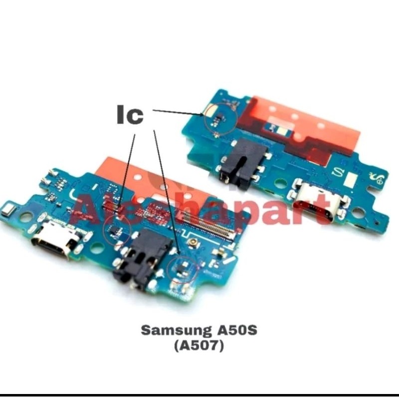 PAPAN CAS KONEKTOR CAS SAMSUNG A50S ORI