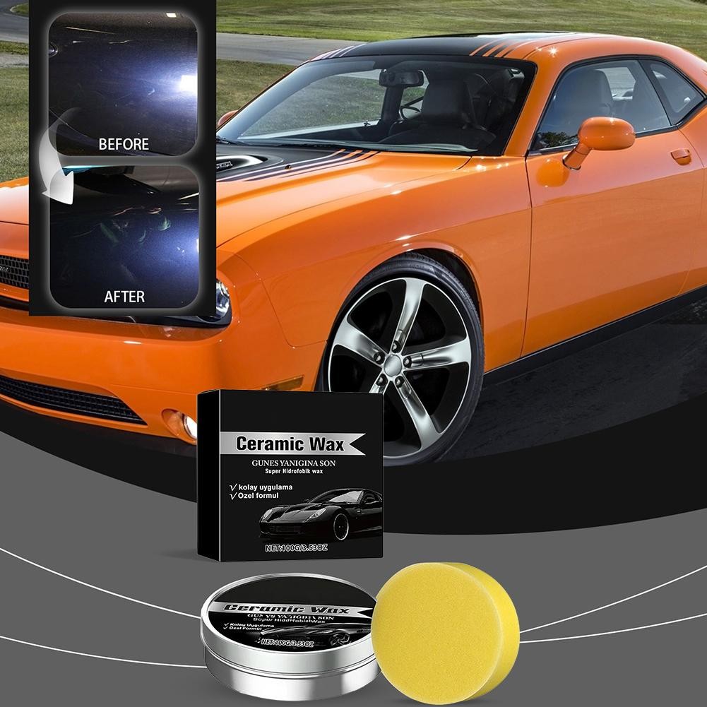 Car Scratch Repair Wax Titaniums Ceramic Wax Cream Professional Car Wax Coating Agents Quick Carwash