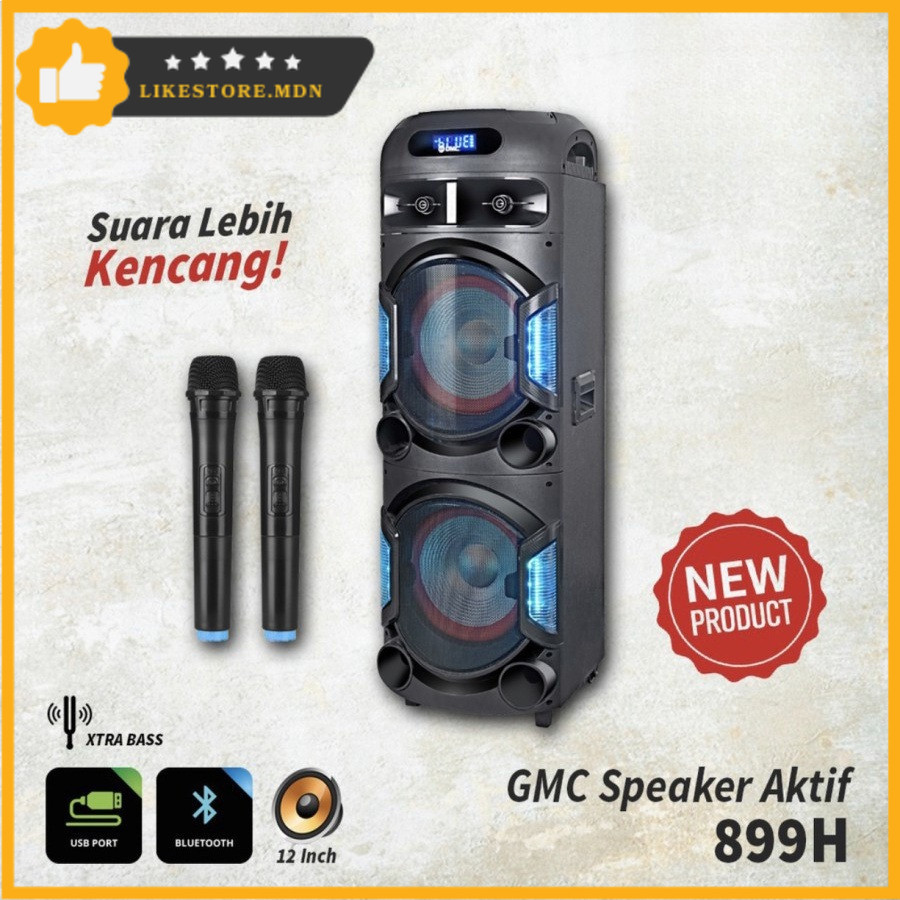 9.9 SALE GMC SPEAKER PORTABLE 12" GMC-899 H