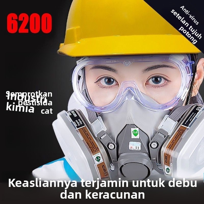 Masker Gas untuk Hidrogen Sulfida Klorin Belerang Vulkanik Dioksida Formaldehida Diklorometana Hidro