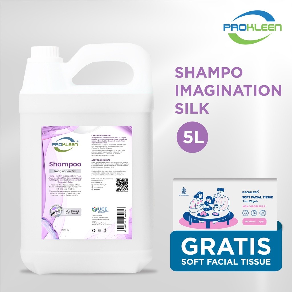 

[FREE GIFT] Shampoo Rambut PREMIUM PROKLEEN Hair Shampoo 5L