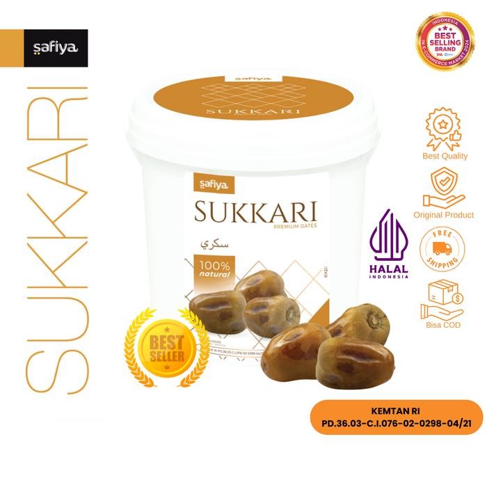 

SALE Safiya Kurma Sukari Ember 850 Gram Kurma Raja Lembut Manis - 850 GramTERLARIS