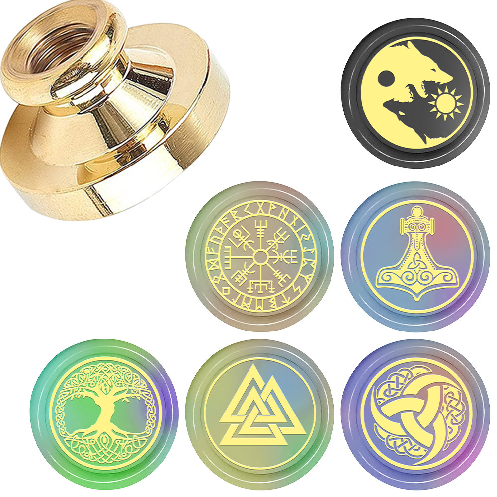 

Kooer Viking Rune Vegvisir Wax Seal Stamp Custom Viking Rune Sealing Wax Stamp Vegvisir Wax Stamp Custom Wedding Invitation