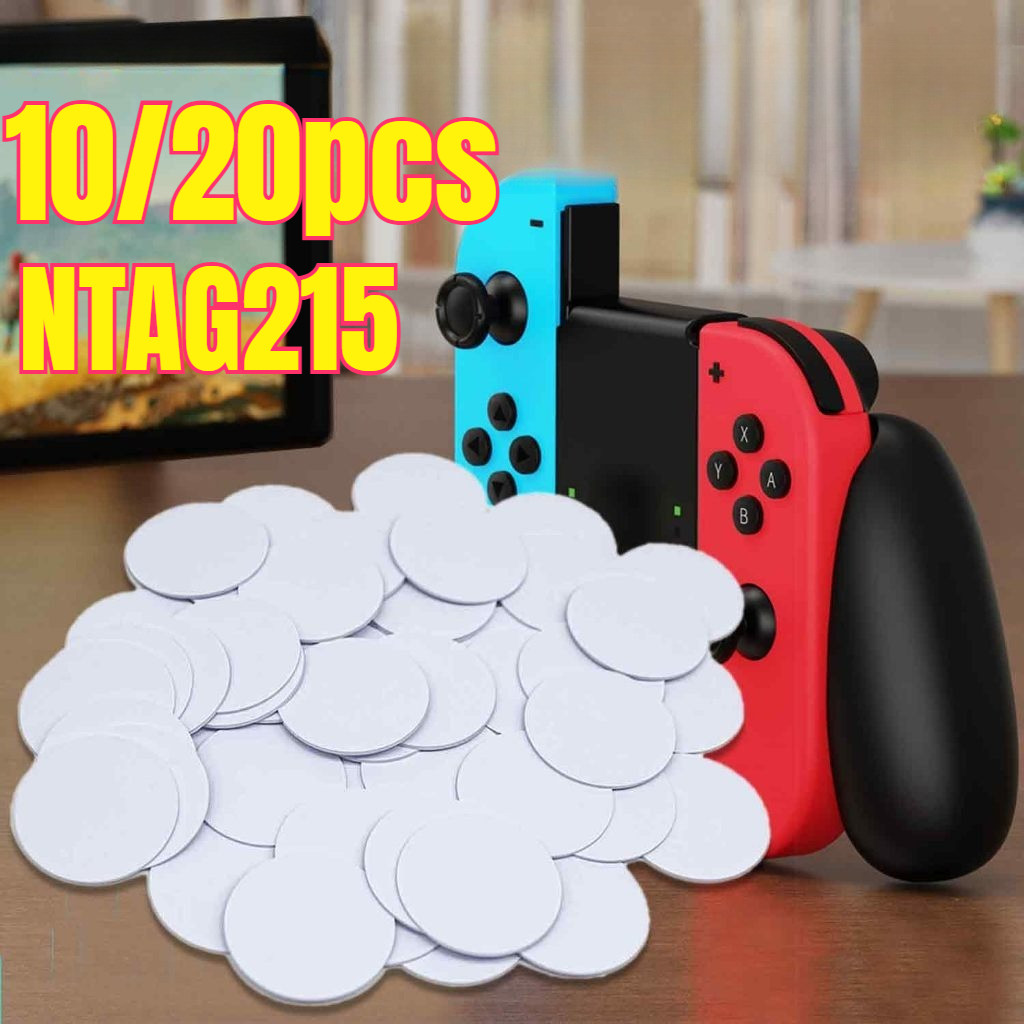 

20PCS Ntag215 Tag NFC 25mm Coin Tag NFC Programmable Ntag Tag 215 Amiibo Tagmo