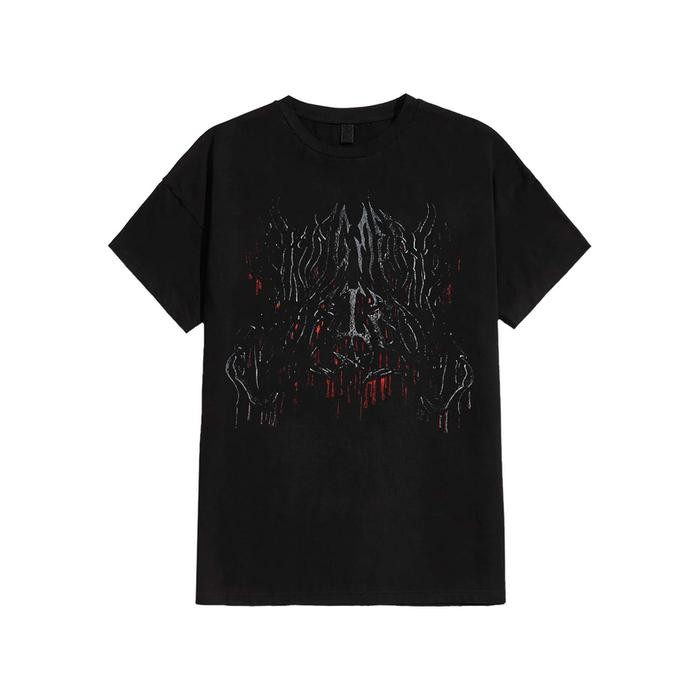 (COD) [Official BMTH] Pentagram T-Shirt | Bring Me The Horizon - Merchandise Original Resmi - S