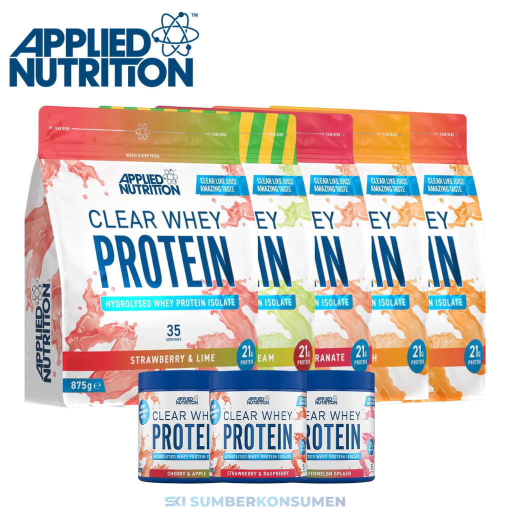 Applied Nutrition Clear Whey Protein Powder w BCAA / Susu Hydrolyzed Isolate