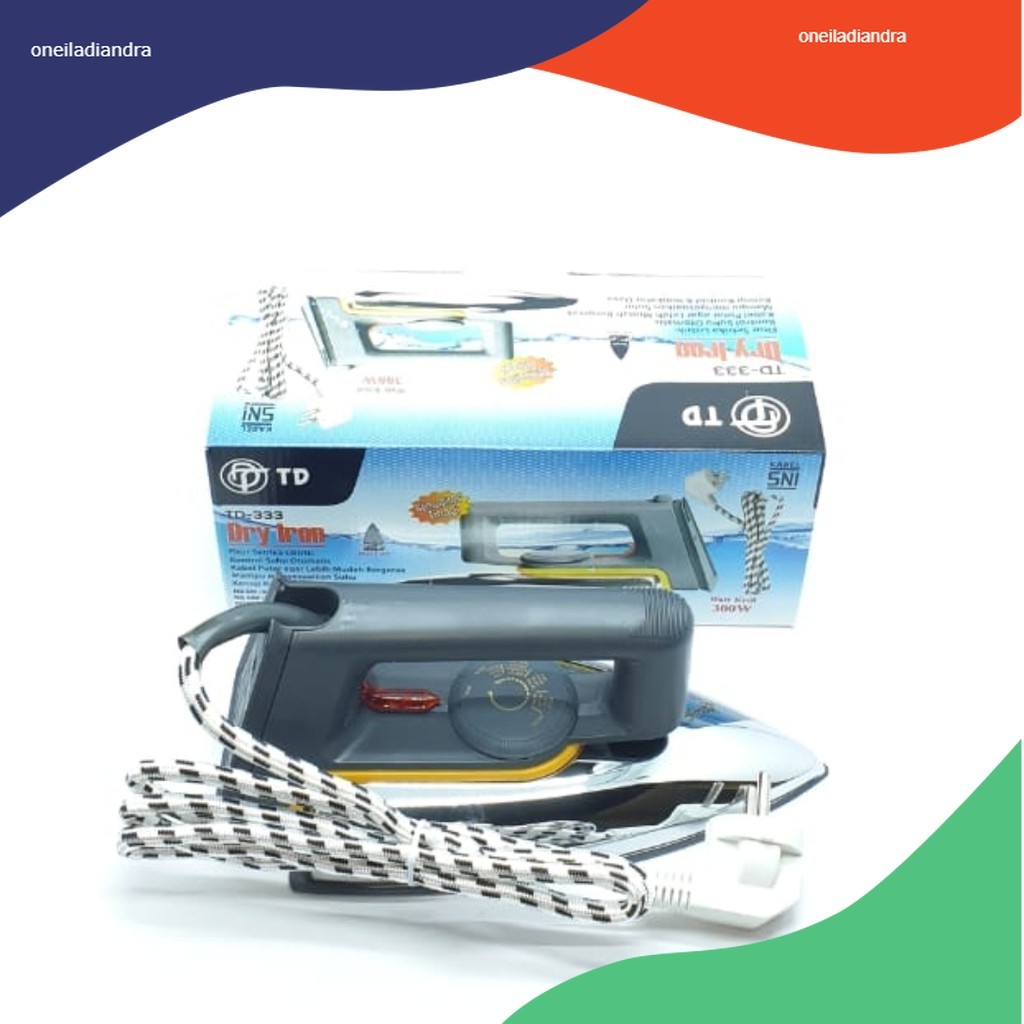 Setrika Twindog TD-333 Seterika