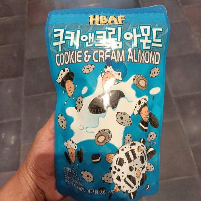 

HBAF TOMS COOKIES & CREAM ALMOND 190GR