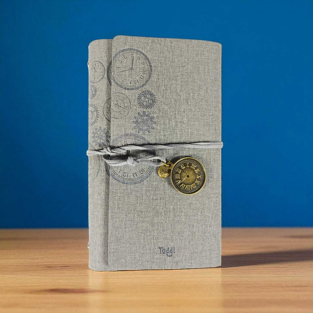 

Toddi Buku Jurnal Binder Leather Notebook A6 160 Page Grid Blank Line - T680