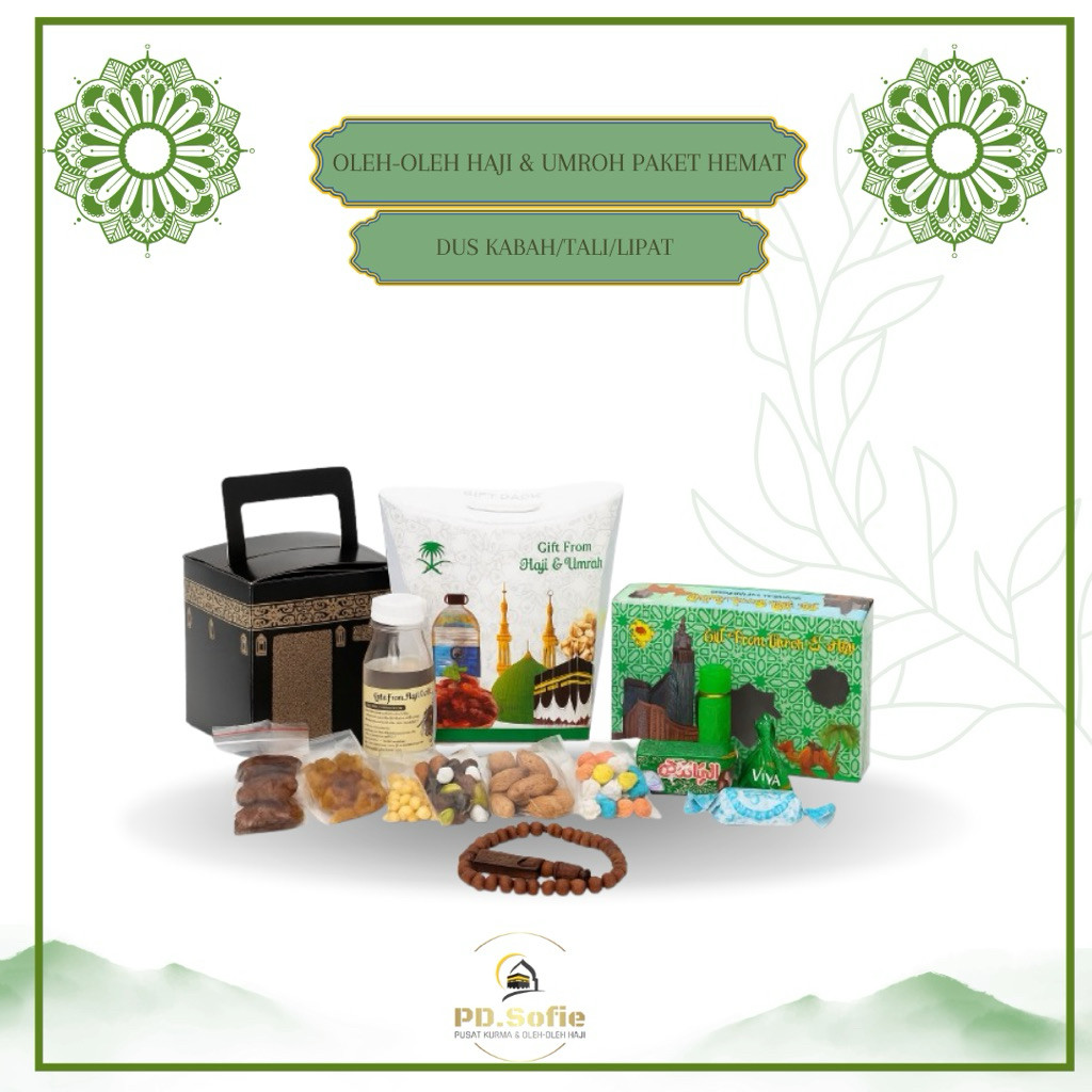 

Paket Oleh-oleh Haji & Umroh Dus tali/Dus kabah/Dus kotak Harga Hemat Paket 50pcs
