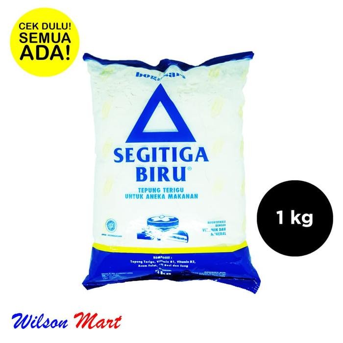 

PROMO! BOGASARI SEGITIGA BIRU EKONOMIS TEPUNG TERIGU 1000 GRAM 1KG TRANSPARAN
