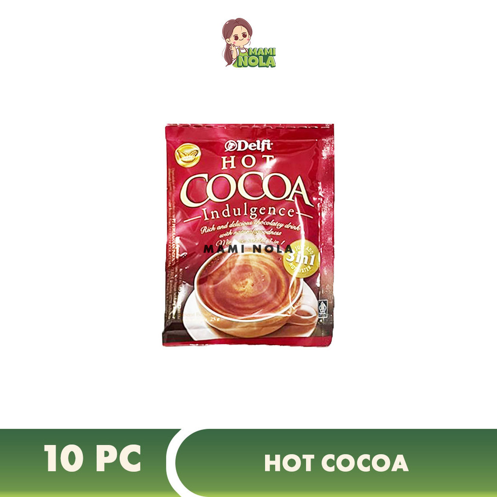 

Delfi Hot Cocoa Indulgence Coklat Bubuk 25gr x 10 pc