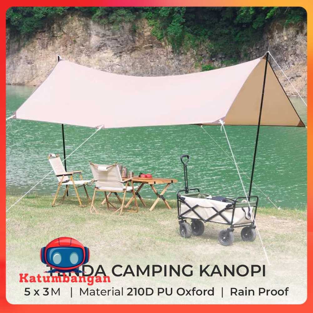 Buizel Flysheet Terpal Tenda Camping Waterproof Anti UV - B3