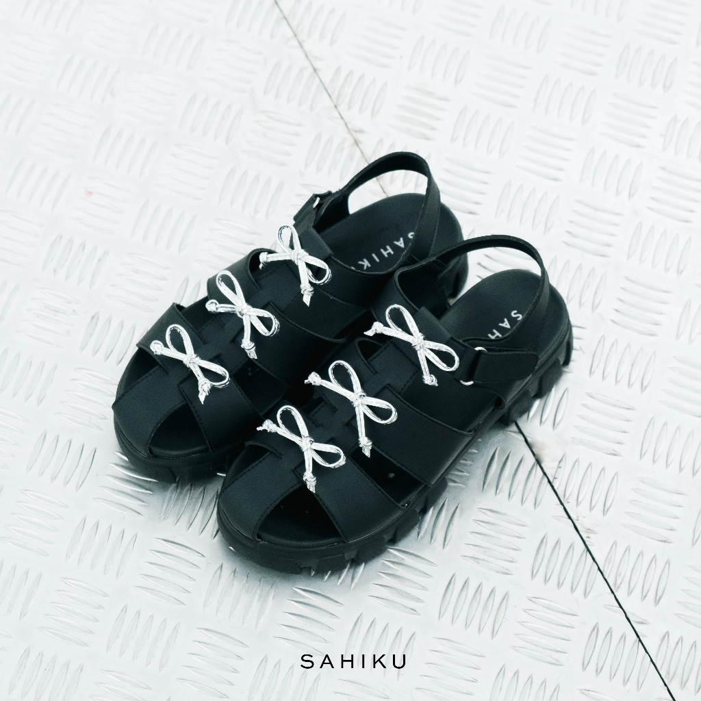 SAHIKU - Daphne Sepatu Sandal Chunky || Sandal Casual Sandal Wanita || Sepatu Sandal Platform Cewek
