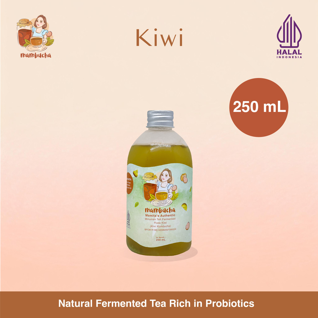 

Kombucha Teh Fermentasi Kiwi Mambucha 250 ml