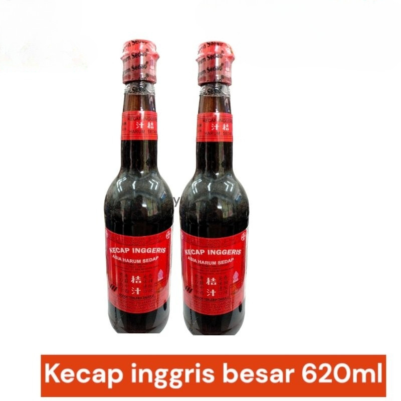 kecap inggris besar botol 620 ml