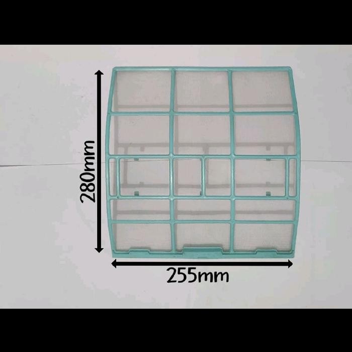Filter Saringan Indoor AC Filter AC 1/2 PK SANKEN ESA-05D 280 x 255 mm 28 x 25.5 cm Cabutan Bekas Or