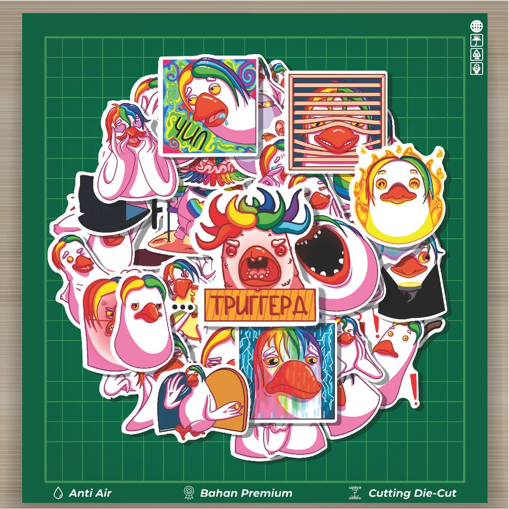 

HOT 50 PCS STIKER Stiker Parrot's Stiker Fashion Cars Decal Dingin Kartu Album Custom Vinyl Anti Air- Sticker Aesthetic Buku Journal Koper Casing HP Tablet Laptop Helm Motor Botol Minum