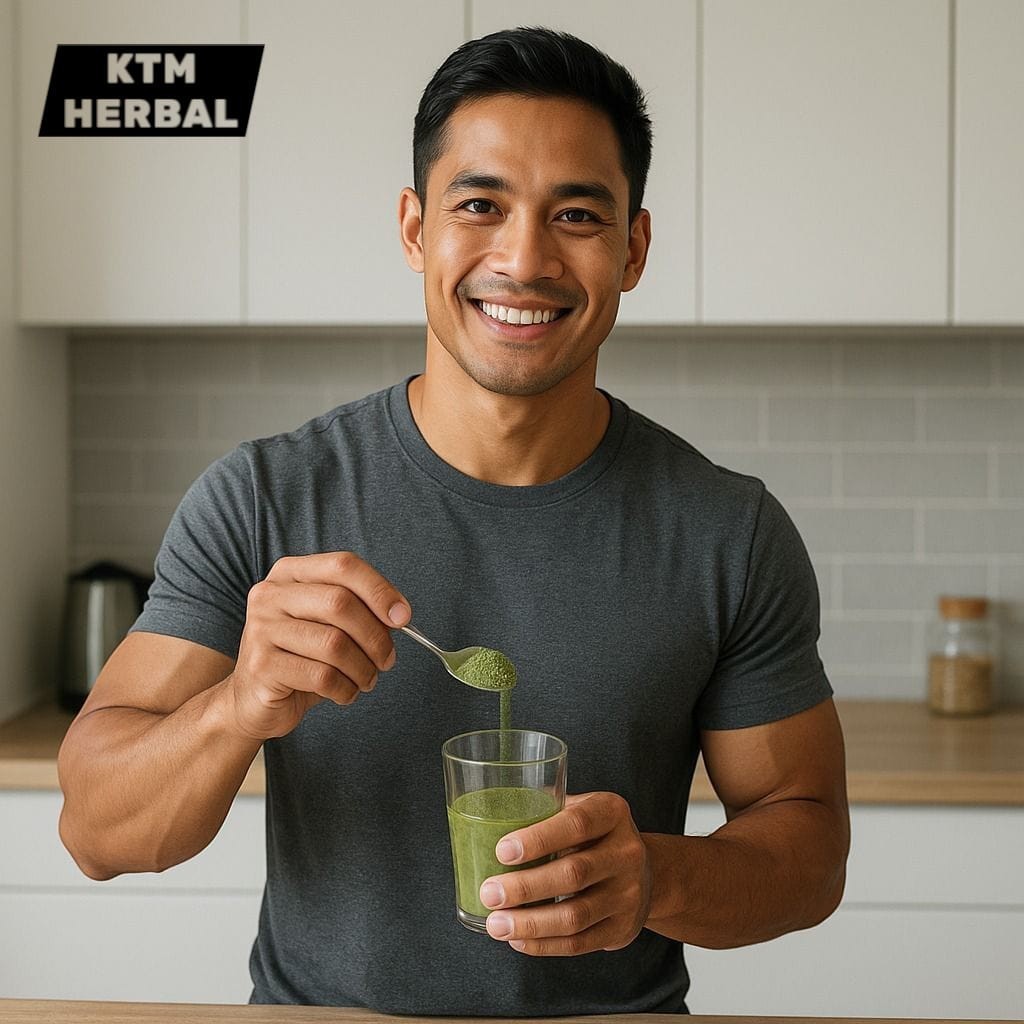 

Herbal KTM Powder Sachet 800 – Minuman Instan Daun Hijau | Praktis & Natural