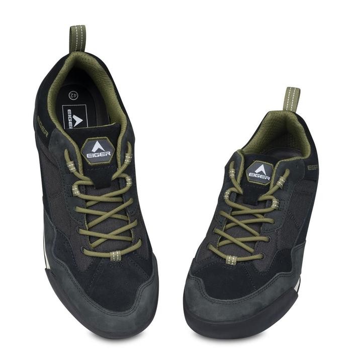 ORIGINAL EIGER YACARE SHOES LOW CUT - Black, 41