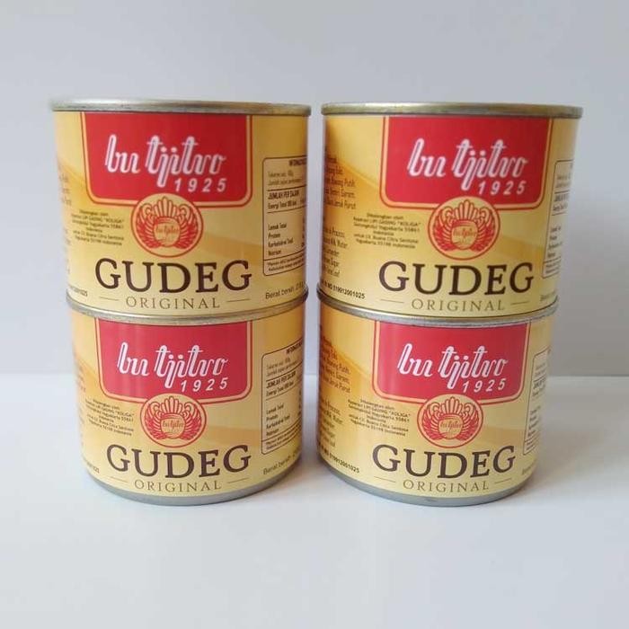 

Gudeg Kaleng Bu Tjitro Paket Hemat All Varian 100% Asli Produksi Baru - 4 Kaleng Ori