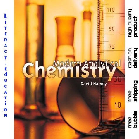 MODERN ANALYTICAL CHEMISTRY DAVID HARVEY