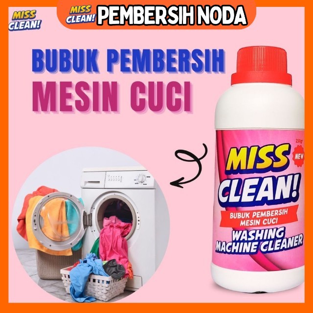 Detergen pembersih mesin cuci bubuk pembersih mesin cuci 2 tabung detergent mesin cuci serbuk ajaib