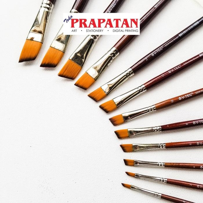 

Kuas Lukis V-TEC 220A Angular per pc / V-TEC Angular Paint Brush - 16