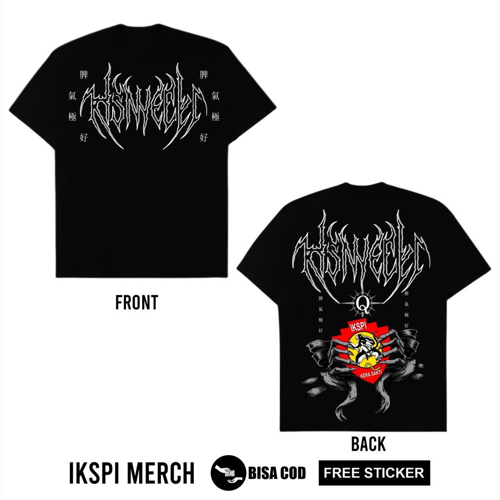 KAOS IKSPI  KERA SAKTI KS NYEL GAMBAR JARI KAOS MAWAR IKSPI - KAOS IKSPI TERBARU - KAOS IKSPI SIMPEL